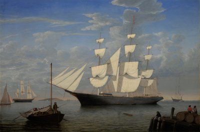 Luce stellare nel porto da Fitz Henry Lane